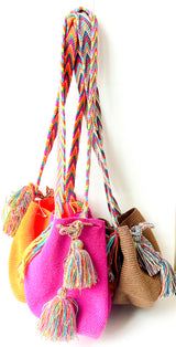 Mochila Wayúu unicolor