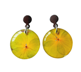 Aretes Resina con Flores