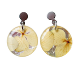 Aretes Resina con Flores