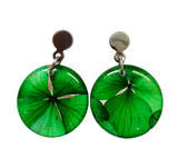 Aretes Resina con Flores