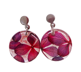 Aretes Resina con Flores