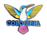 Imán metálico Colibrí