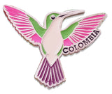Imán metálico Colibrí