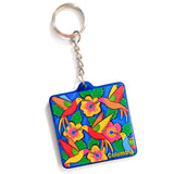 Llavero  Colibrí azul, resinado