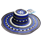 Sombrero Vueltiao 23 vueltas ala ancha colores