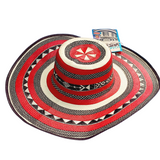 Sombrero Vueltiao 23 vueltas ala ancha colores