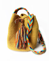 Mochila Wayúu unicolor