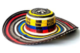 Sombrero Vueltiao 15 vueltas TRICOLOR
