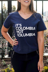 Camiseta Mujer It's Colombia Not Columbia