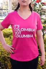 Camiseta Mujer It's Colombia Not Columbia