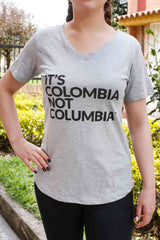 Camiseta Mujer It's Colombia Not Columbia