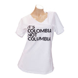 Camiseta Mujer It's Colombia Not Columbia