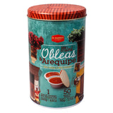 Obleas mini con arequipe x 50