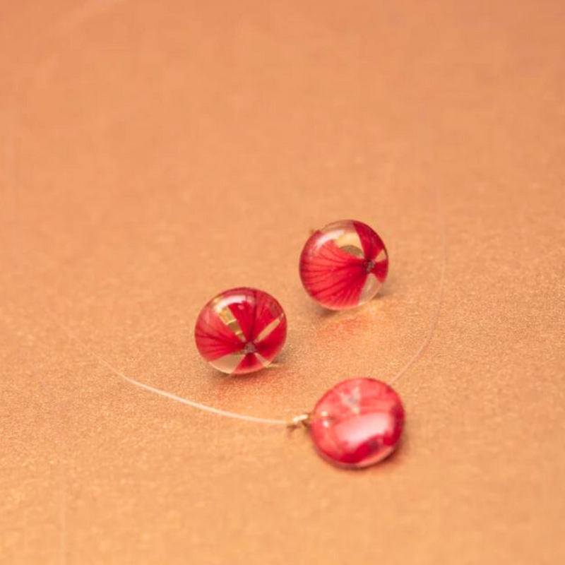 Set minitopos y dije con flores naturales