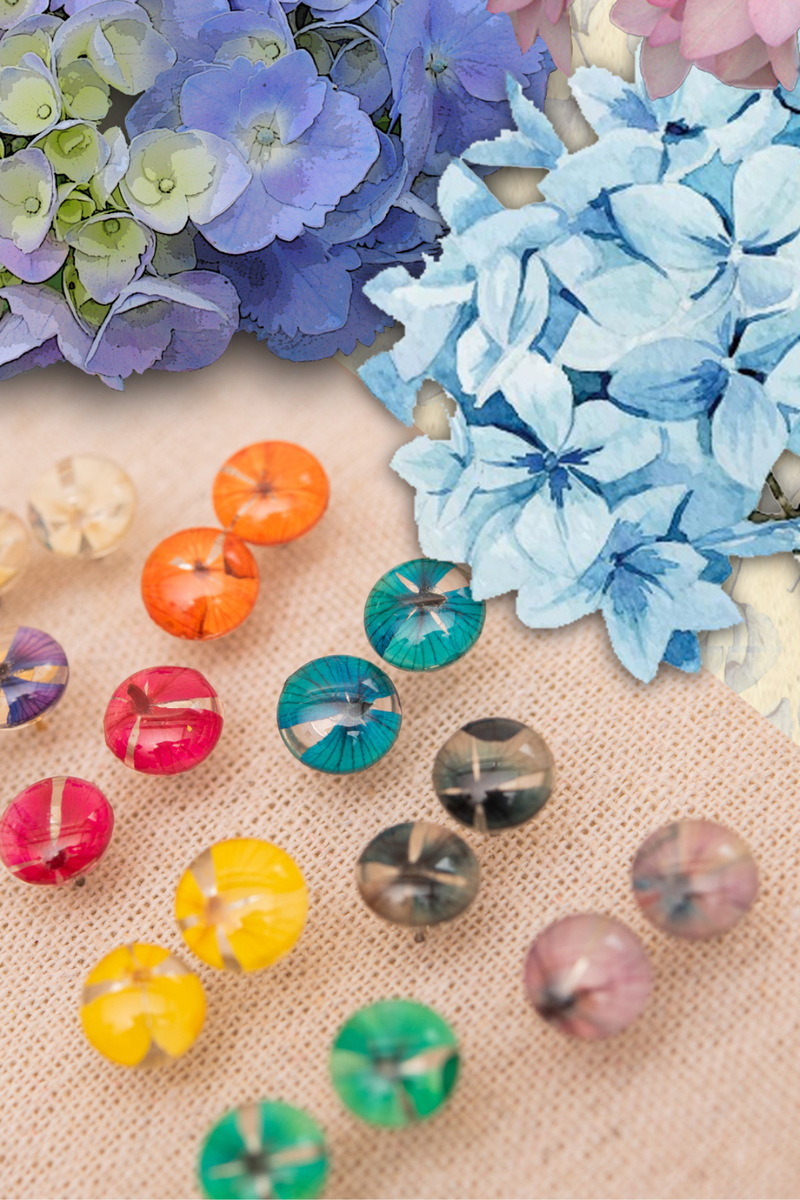 Set minitopos y dije con flores naturales