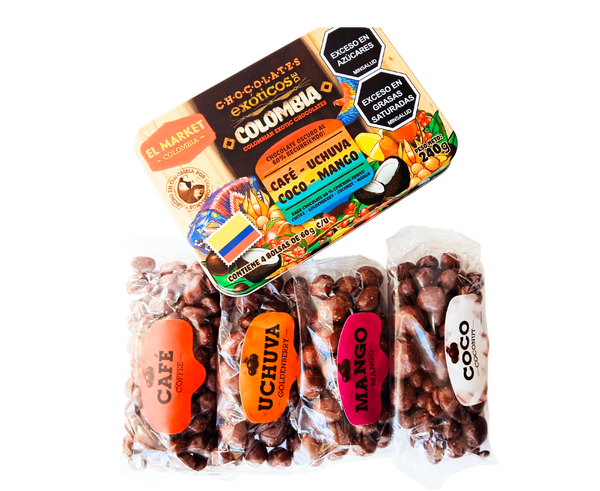 Caja Chocolates Exóticos 4 sabores NUEVA PRESENTACIÓN!!!