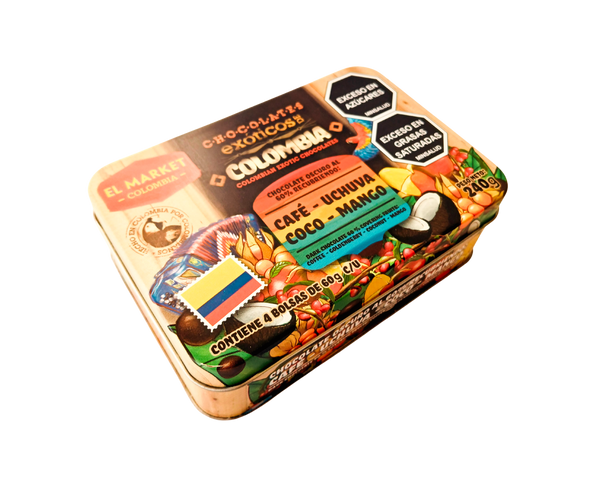 Caja Chocolates Exóticos 4 sabores NUEVA PRESENTACIÓN!!!