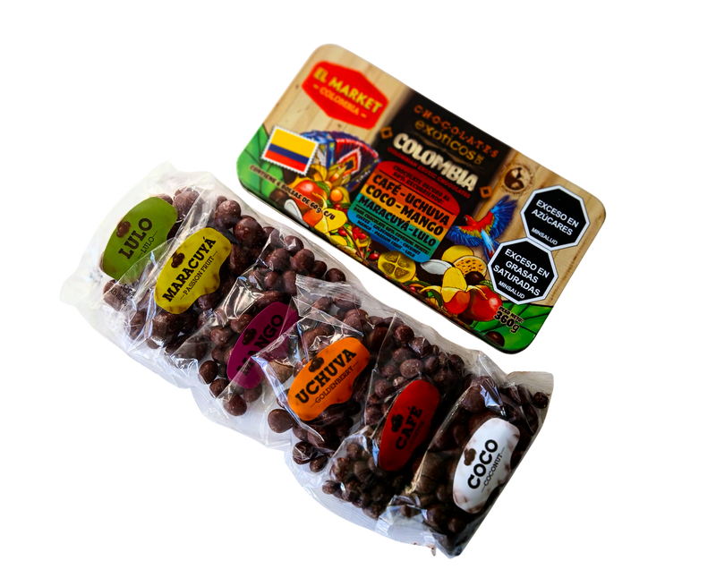 Caja Chocolates Exóticos 6 sabores NUEVA PRESENTACIÓN!!