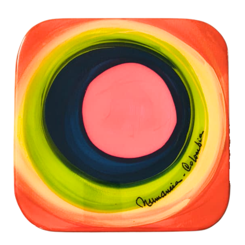 Tabla decorativa cuadrada