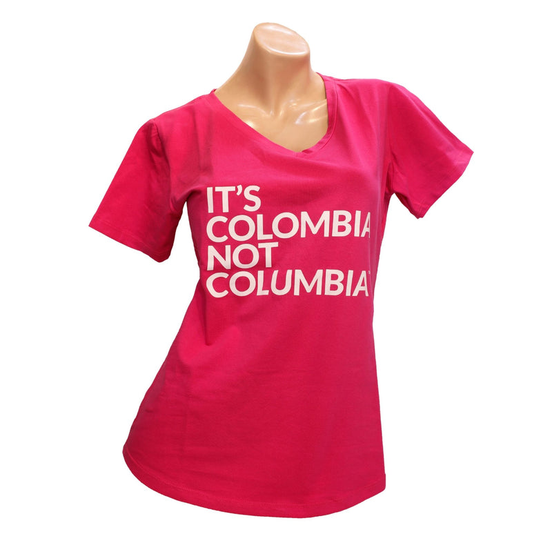Camiseta Mujer It's Colombia Not Columbia